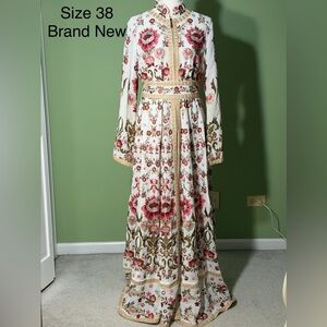 Floral Long Sleeve Maxi Dress